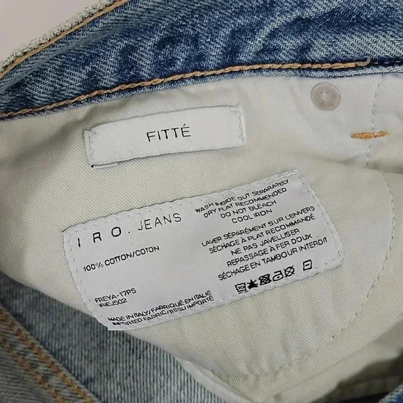 IRO• Fitte Freya Jeans in Denim Blue - Picture 11 of 16